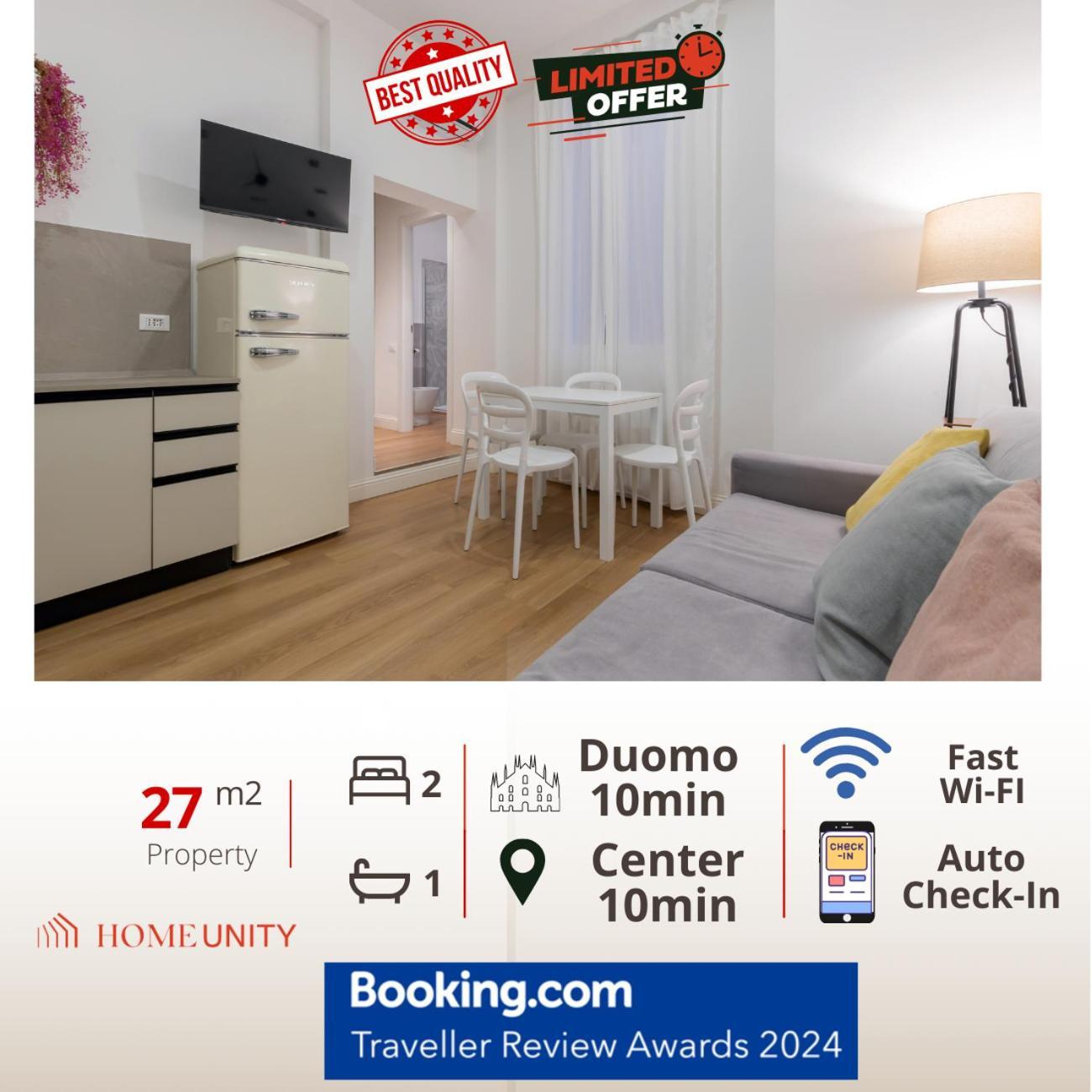 Nuovo Intimo Apt A 10Min Dal Duomo - Homeunity Milano Eksteriør bilde